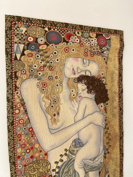 Elegant Italian Tapestry - Inspired By Gustav Klimt