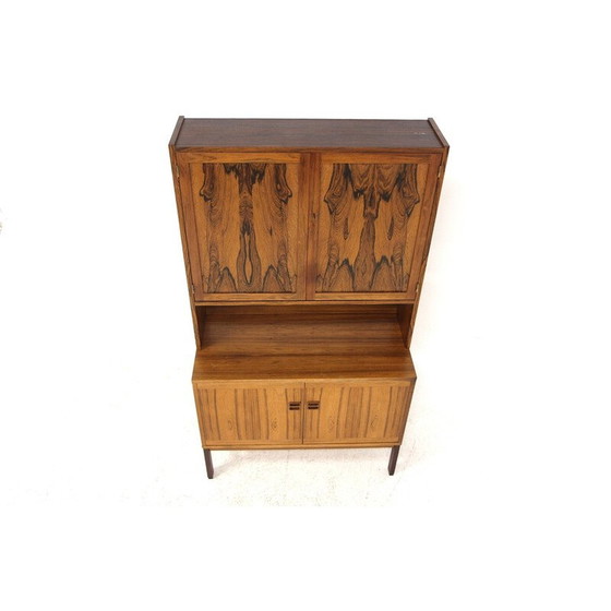 Image 1 of Vintage rosewood bar cabinet in 2 parts, Sweden 1960