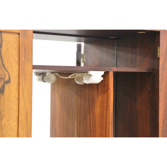 Image 1 of Vintage rosewood bar cabinet in 2 parts, Sweden 1960