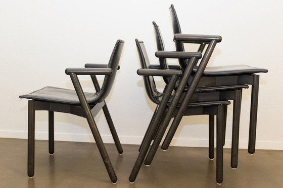 Image 1 of 6x Cassina Magistretti Dining Chairs