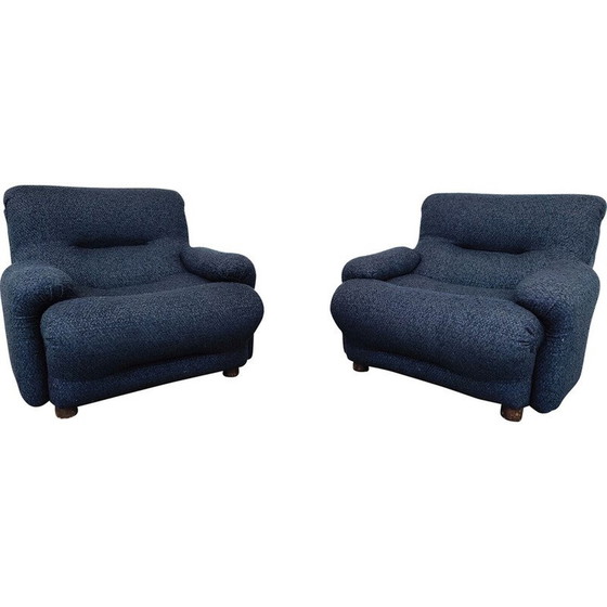 Image 1 of Pair of vintage Rezia armchairs by Emilio Guarnacci and Felix Padovano for 1P, 1960s
