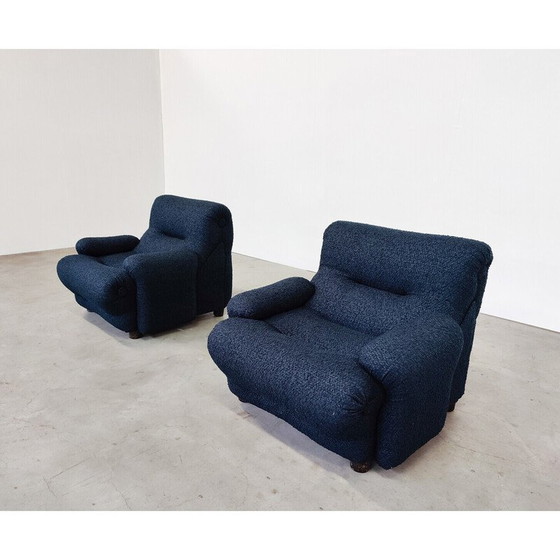 Image 1 of Pair of vintage Rezia armchairs by Emilio Guarnacci and Felix Padovano for 1P, 1960s