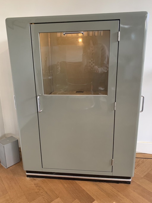 Müller Plate Steel Cabinet, Olive Green