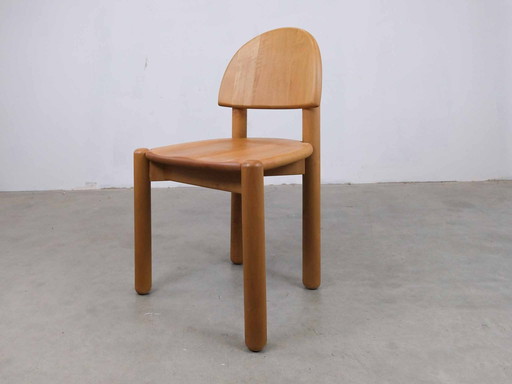 6X-Set Rainer Daumiller beech dining chair