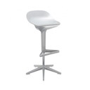 4x Kartell Tabouret de bar Spoon gris