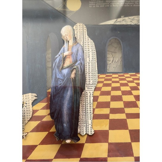 Image 1 of Antique painting "Virgin Mary of Mathematics", England