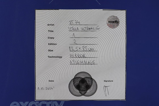 Image 1 of Pt/74 Para Studio Exactly, Ensamblaje de espejo, &#39;Stella Ultramarine&#39;, Edición limitada