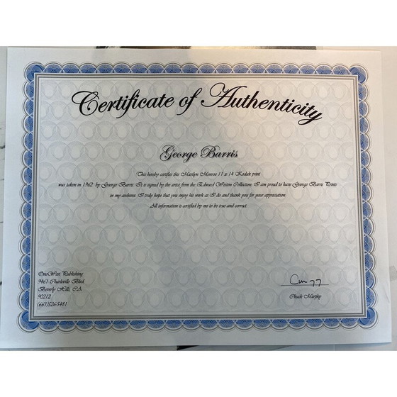 Image 1 of Fotografía antigua de Marilyn Monroe por G. Barris