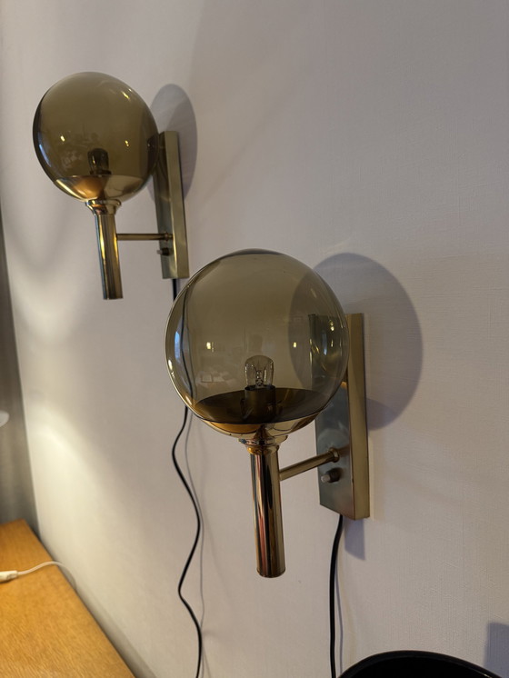 Image 1 of Set Of 2 Mejlstrøm Belysning Model 803 Wall Lights