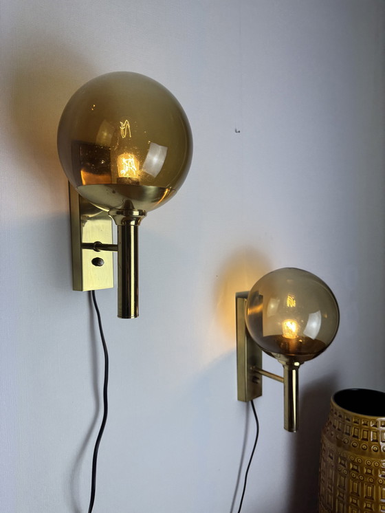 Image 1 of Set Of 2 Mejlstrøm Belysning Model 803 Wall Lights