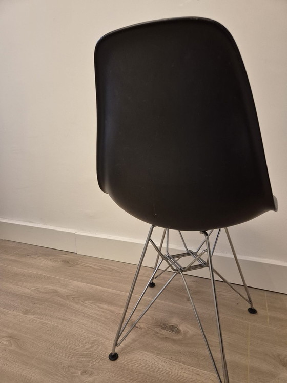 Image 1 of 4 X Vitra Eames DSR chairs with chrome base