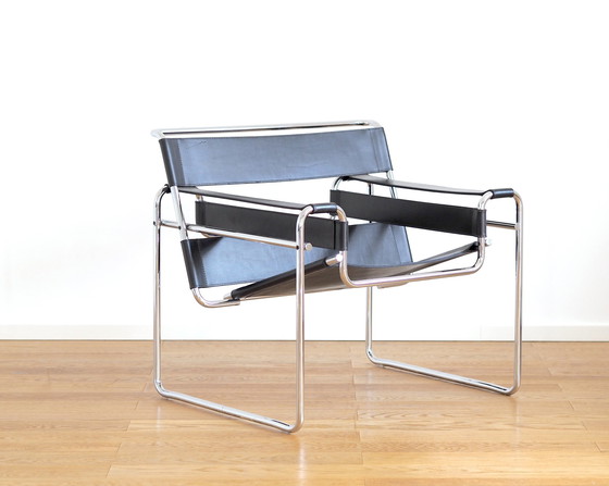 Image 1 of Knoll Int. / Gavina Marcel Breuer Wassily Chair Leather Black