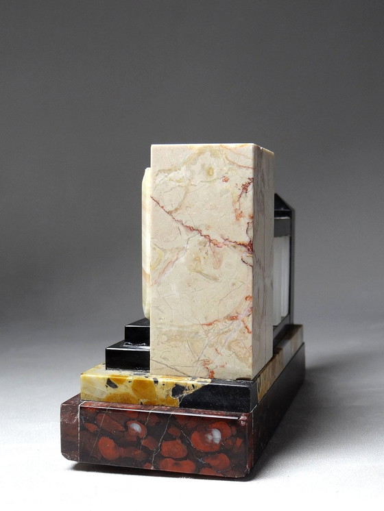 Image 1 of Solitaire Book Greenhouse Art Deco Modernist Marbles And Onyx 1920-1930