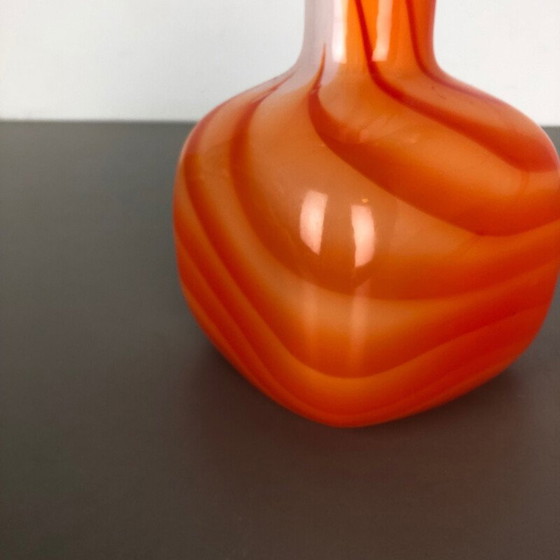 Image 1 of Large vintage Pop Art Opaline Florence Vase 1970s