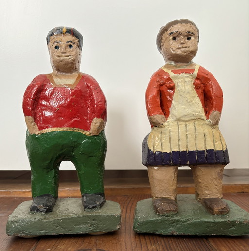 Farmer and farmer's wife naive