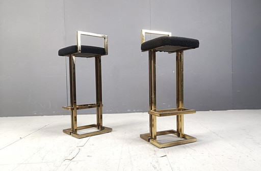 Belgochrom Bar Stools, Set of 2, 1970s