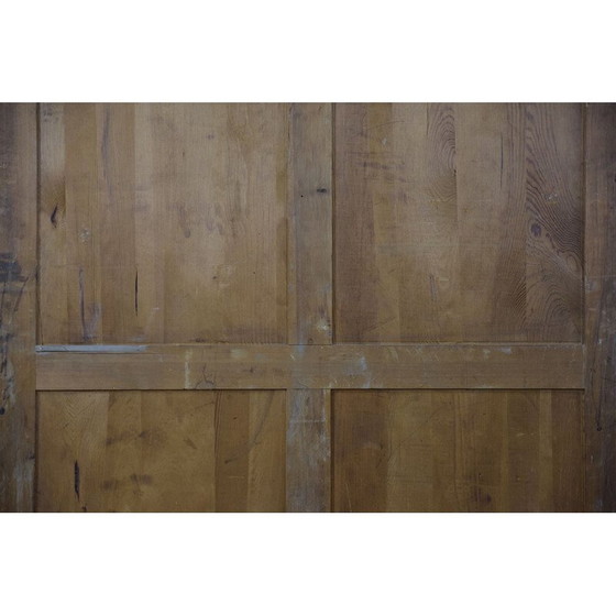Image 1 of Vintage oak filing cabinet with several drawers, 1930