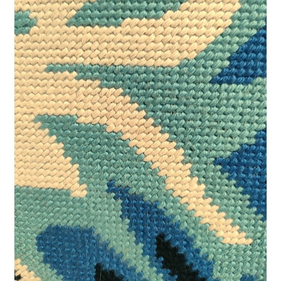 Image 1 of Vintage floral rug, 1970
