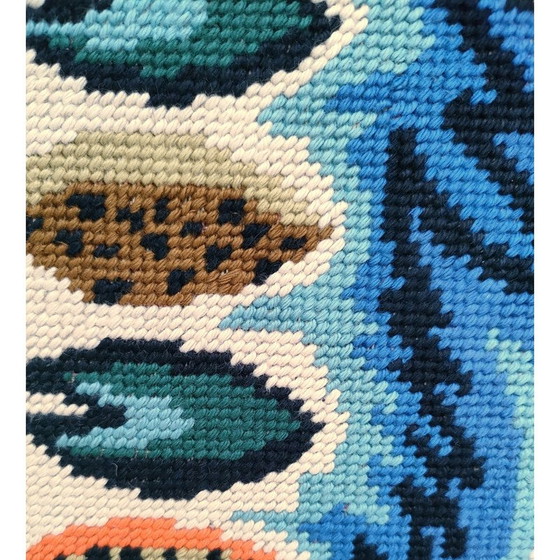 Image 1 of Vintage floral rug, 1970