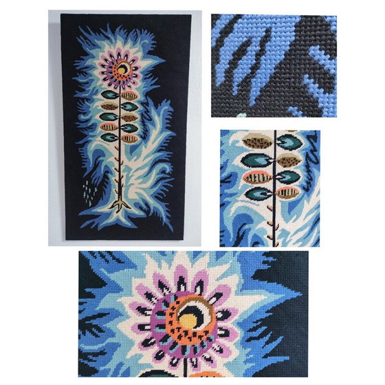 Image 1 of Vintage floral rug, 1970