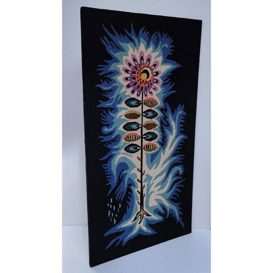 Image 1 of Vintage floral rug, 1970