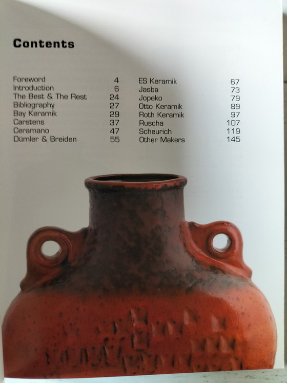 Image 1 of Catalogue fat lava by Mark Hill west Germany Ceramic