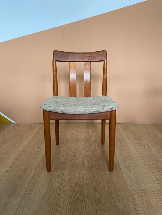 Image 1 of 6x Vintage Danish dining table chairs