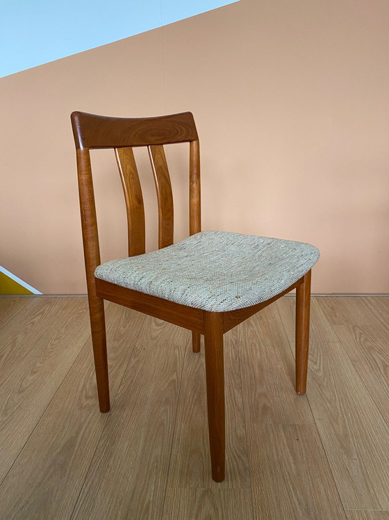 Image 1 of 6x Vintage Danish dining table chairs