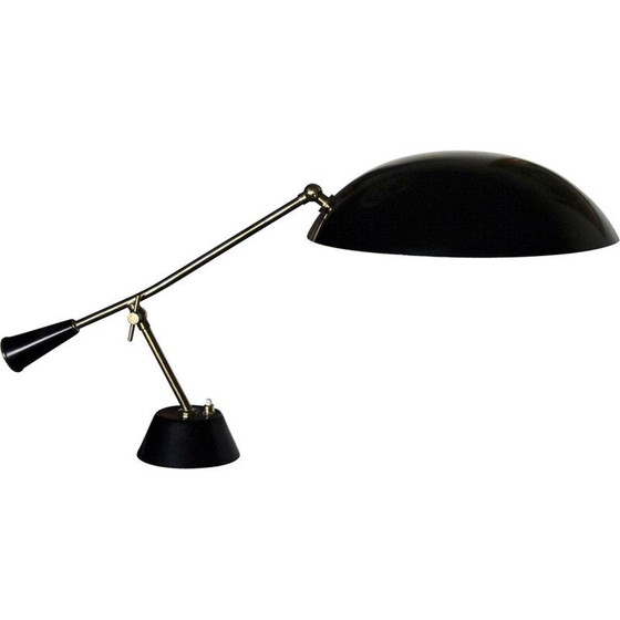 Image 1 of Vintage lamp in gilded brass by Bruno Gatta for Stinovo, Italy 1950