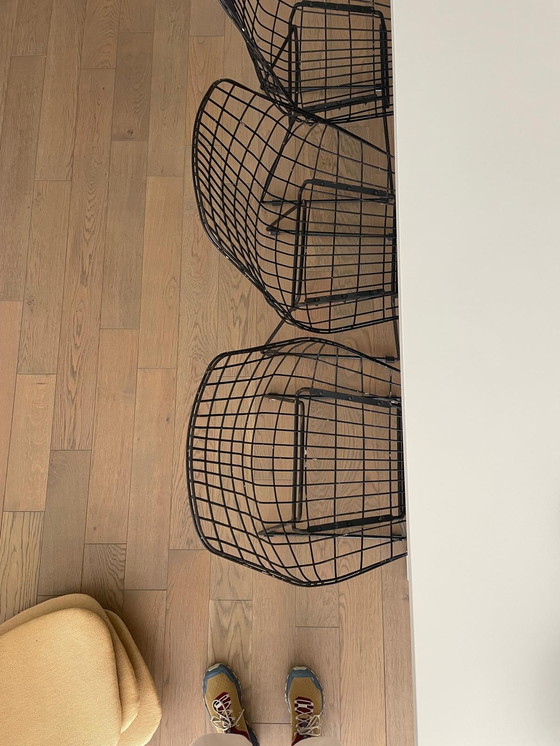 Image 1 of 9x Pastoe Sm05 black wire chair by Cees Braakman