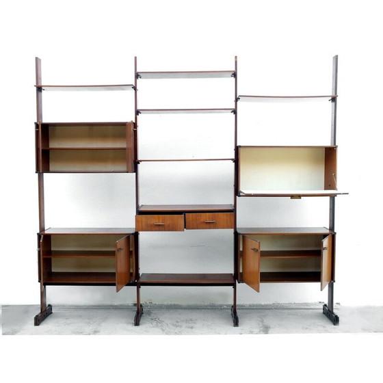 Image 1 of Vintage teak wall unit for Rb Italy, Italy 1950