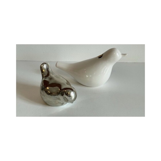 Image 1 of Vintage ceramic bird couple, 1990