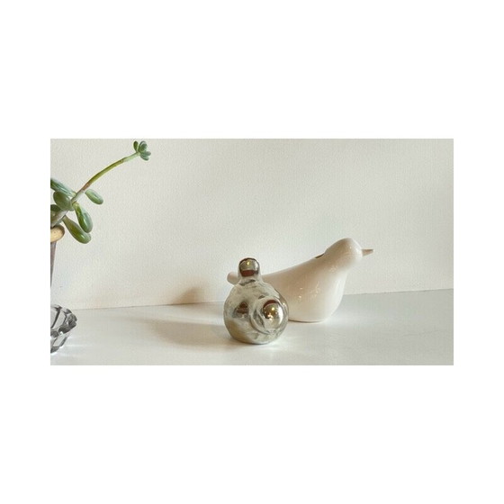 Image 1 of Vintage ceramic bird couple, 1990