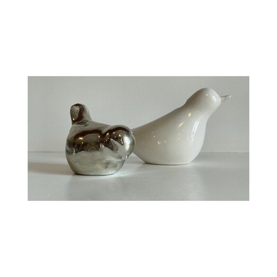 Image 1 of Vintage ceramic bird couple, 1990
