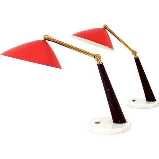 Image 1 of Vintage lamp by Oscar Torlasco for Stilux, Italy 1955
