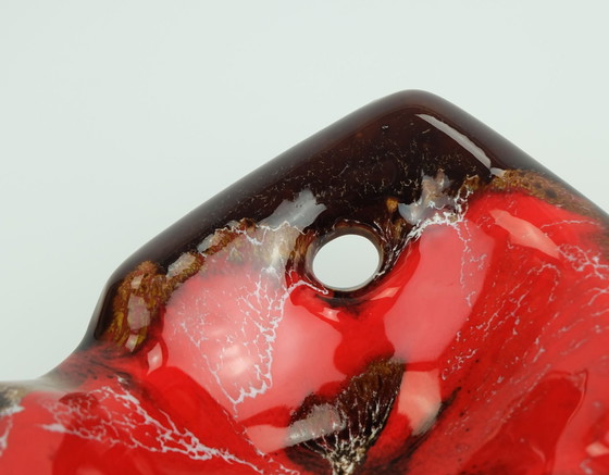 Image 1 of Ciotola in ceramica vintage francese di metà secolo, smaltata a goccia Vallauris, forma organica, anni '60 