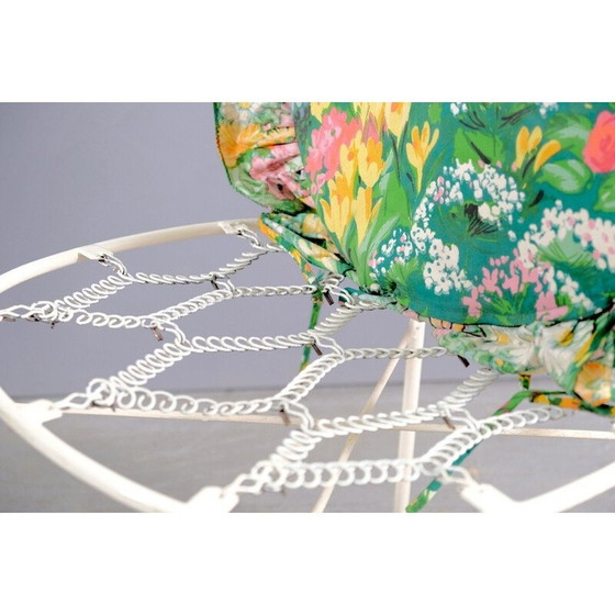 Image 1 of Pair of vintage tinplate chairs, Germany 1960