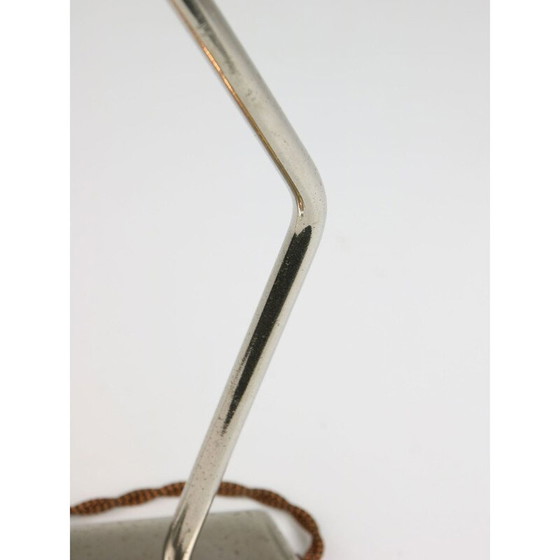 Image 1 of Lampada da tavolo vintage in alluminio dorato e cromo, 1960