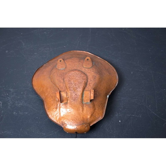 Image 1 of Vintage anthroposophic copper wall lamp, Germany 1969