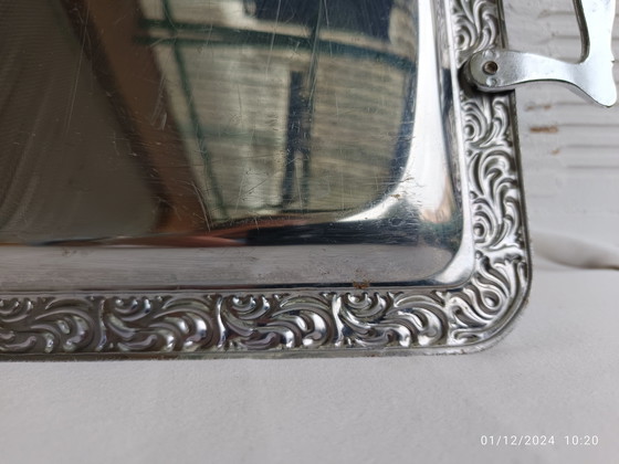 Image 1 of Tray - Plated Bronze France - Art Deco - 1950-1960