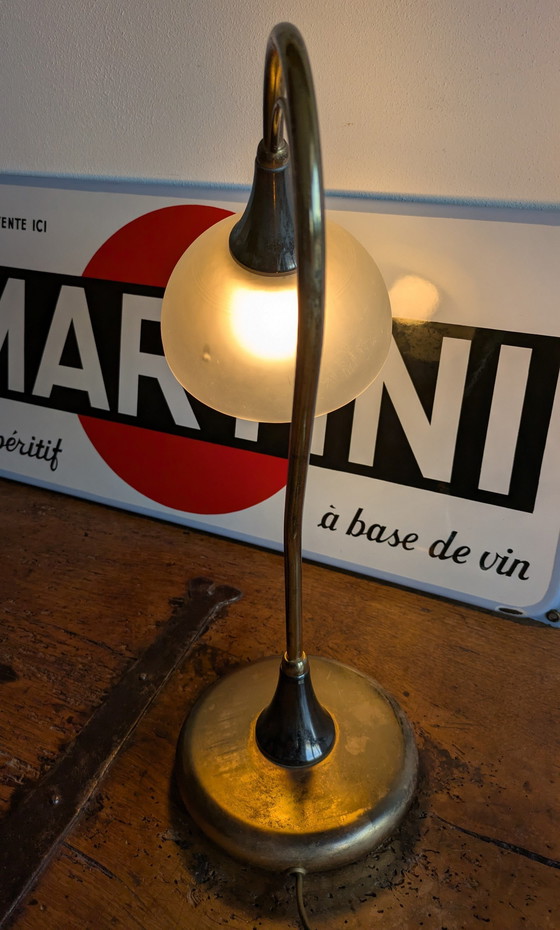 Image 1 of Lampada a collo d&#39;oca Hollywood Regency Messink 