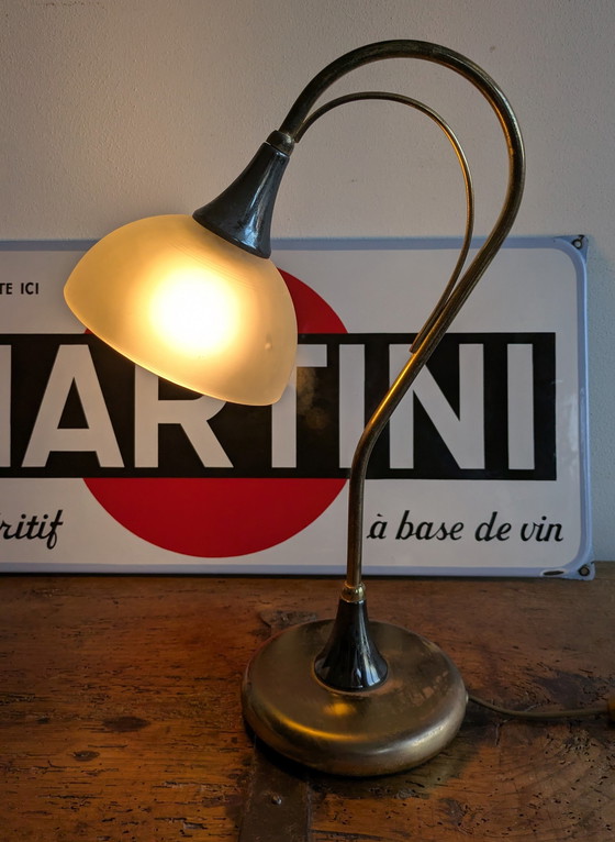 Image 1 of Lampada a collo d&#39;oca Hollywood Regency Messink 