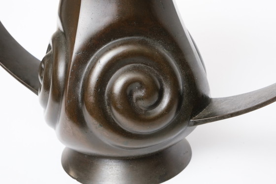 Image 1 of Extraordinaire vase en bronze japonais