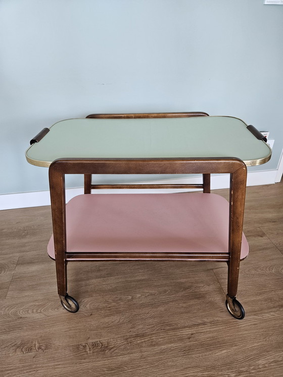 Image 1 of Mid - Century serving trolley