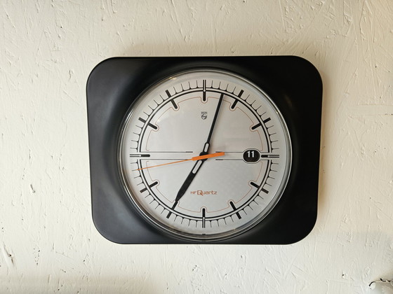 Image 1 of Philips HQ quartz wall clock with date