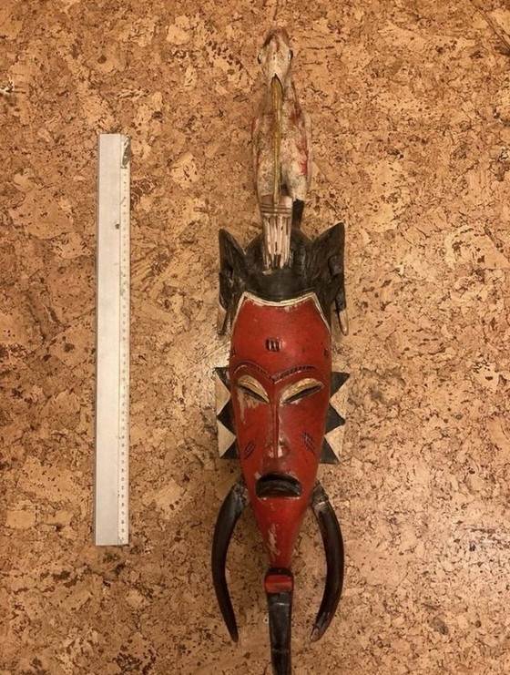 Image 1 of Handmade Mask From Ivory Coast