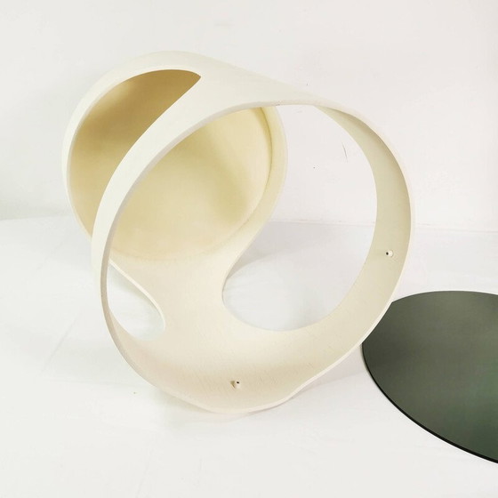 Image 1 of Space Age vintage side table by Opal, Germany 1970s