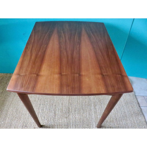 Image 1 of Vintage rosewood ovoid table with 2 extensions, Denmark 1965