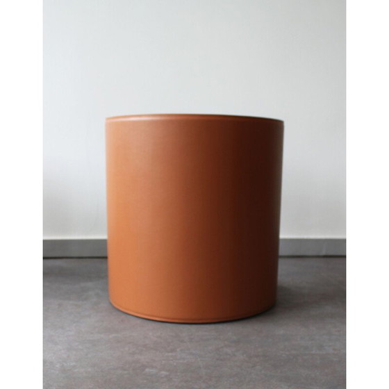 Image 1 of Tavolino vintage Harmon in alluminio e pelle di Camerich