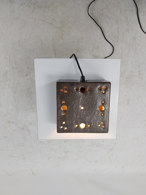 1 X Ceramic Wall Lamp 1970'S